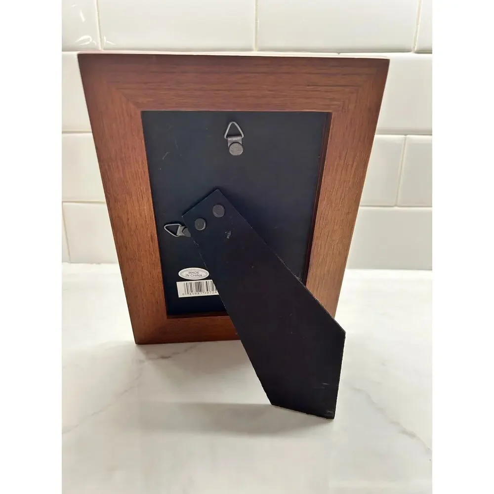 Vintage Boardroom Solid Wood Picture Frame 4x6 Philip Whitney Ltd Tabletop Frame